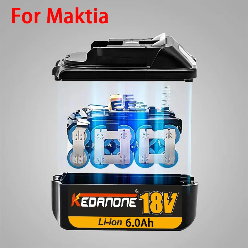 

18V 8.0Ah Rechargeable Power Tools Battery 100% Original for Makita LXT BL1830B BL1840 BL1850 BL 1860 With LED Li-ion Replacem