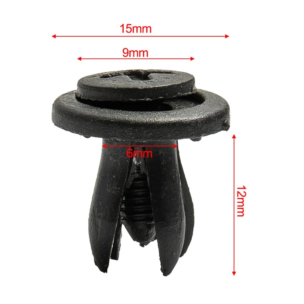 50Pcs Auto Fastener Clip Car Body Push Retainer Pin Rivet Bumper Door Trim Panel Retainer Fastener Kit Car Accessories 6mm
50Pcs Auto Fastener Clip Car Body Push Retainer Pin Rivet Bumper Door Trim Panel Retainer Fastener Kit Car Accessories 6mm