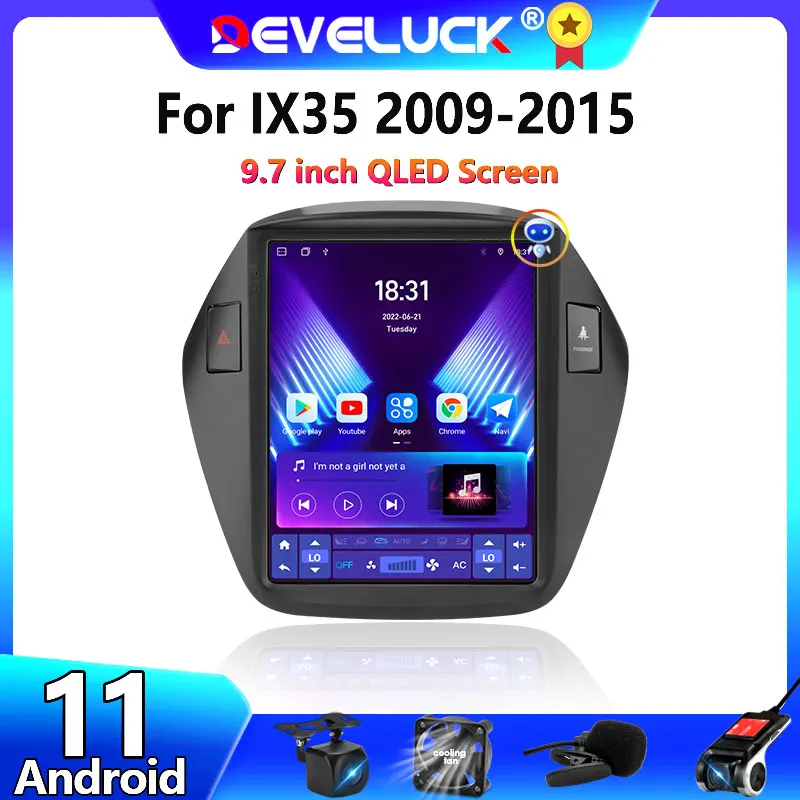 2 Din Android 11 Car Radio For Hyundai Tucson 2 LM IX35 2009-2015 Multimedia Video Player Navigation GPS Carplay vertical Screen
2 Din Android 11 Car Radio For Hyundai Tucson 2 LM IX35 2009-2015 Multimedia Video Player Navigation GPS Carplay vertical Screen