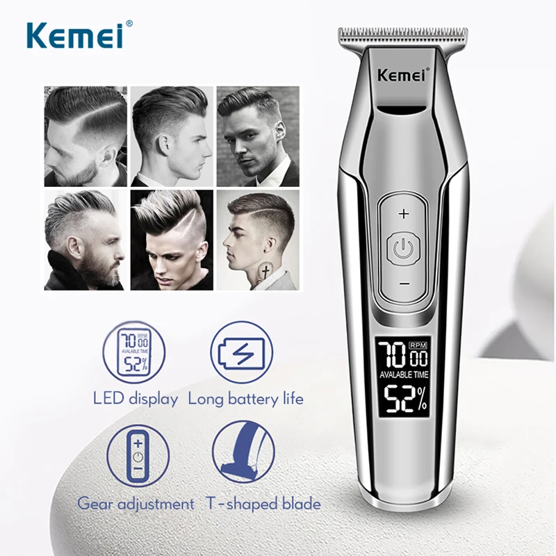 Профессиональная машинка для стрижки волос Kemei Km5027, триммер для бороды, Парикмахерская, Мужская бритва, Беспроводная Машинка для стрижки волос
Профессиональная машинка для стрижки волос Kemei Km5027, триммер для бороды, Парикмахерская, Мужская бритва, Беспроводная Машинка для стрижки волос