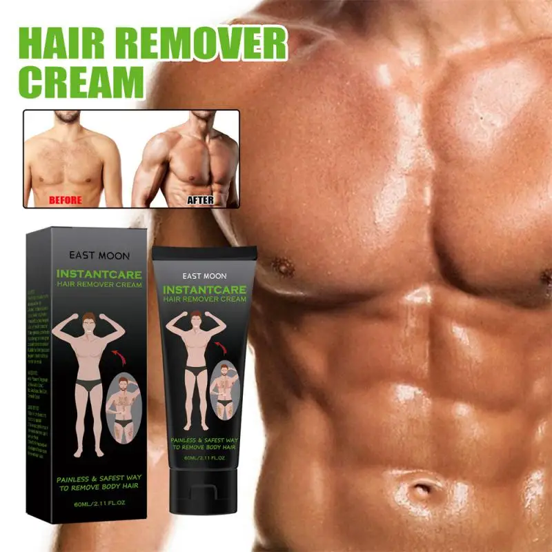

60ml Men's Body Hair Removal Cream Fast Hair Removal Without Black Dots And Dry Men's Body Hair Care Cream Hair Removal Cream