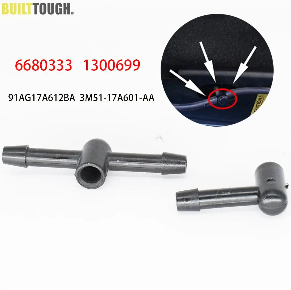 Форсунка омывателя лобового стекла для Ford 6680333 1300699 91AG17A612BA 3M51-17A601-AA, 2 шт.
Форсунка омывателя лобового стекла для Ford 6680333 1300699 91AG17A612BA 3M51-17A601-AA, 2 шт.