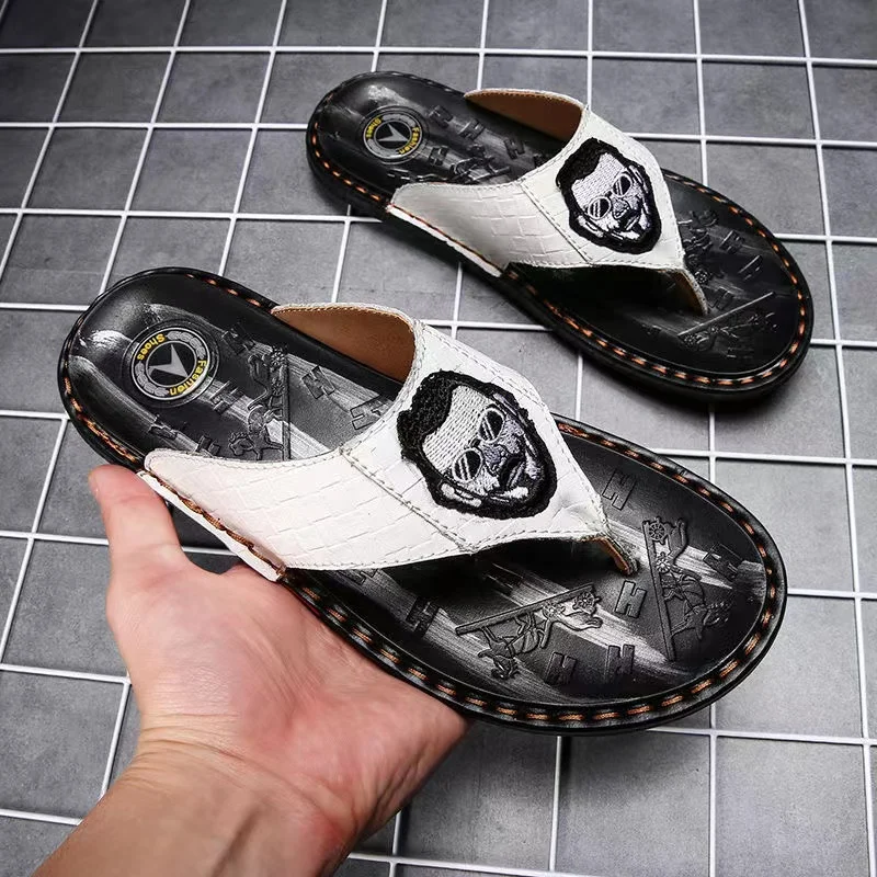 Oraqwlj flip flops 2022 new Summer Men Fashion white outdoor Slippers men leather Genuine Luxury brand Beach Casual Sandals
Oraqwlj flip flops 2022 new Summer Men Fashion white outdoor Slippers men leather Genuine Luxury brand Beach Casual Sandals