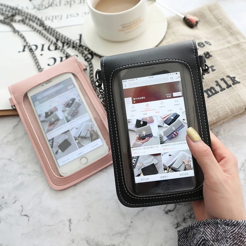 Women Bags Soft Leather Wallets Touch Screen Cell Phone Purse Crossbody Shoulder Strap Handbag For Female Cheap Women's Bags
Women Bags Soft Leather Wallets Touch Screen Cell Phone Purse Crossbody Shoulder Strap Handbag For Female Cheap Women's Bags