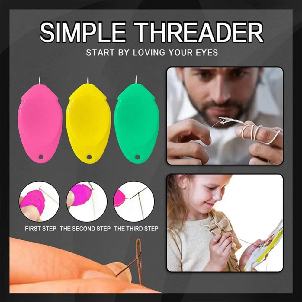 10pcs Elderly Guide Needle Threader Automatic Easy Device DIY Hand Machine Fast Lead Sewing Thread Punch Stitch Accessory Tool
10pcs Elderly Guide Needle Threader Automatic Easy Device DIY Hand Machine Fast Lead Sewing Thread Punch Stitch Accessory Tool