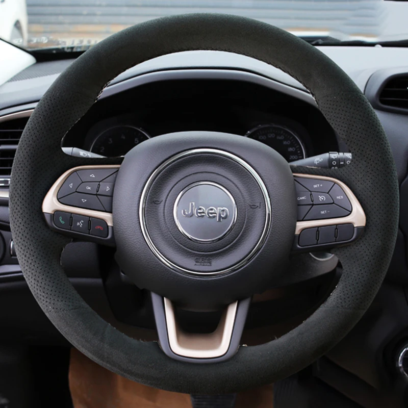 Customize Suede Leather Car Steering Wheel Cover For Jeep 2017 2018 Renegade 2015-2018 Fiat Toro 2017-2019 Tipo Car Interior
Customize Suede Leather Car Steering Wheel Cover For Jeep 2017 2018 Renegade 2015-2018 Fiat Toro 2017-2019 Tipo Car Interior