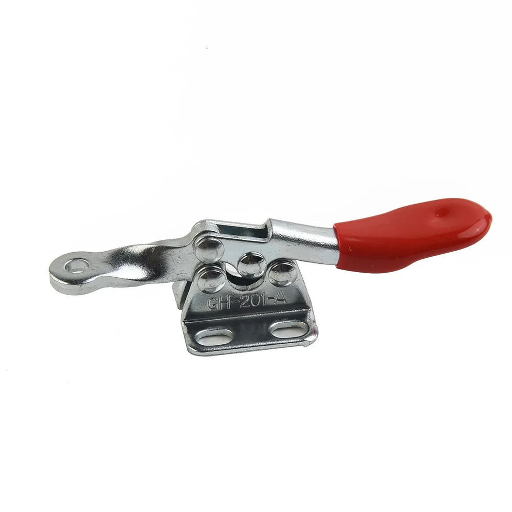 

10PCS GH-201A Horizontal Toggle Clamp Quick-Release Vertical Carpentry Clips 27Kg 60Lbs Woodworking Workbench Clamping Tools