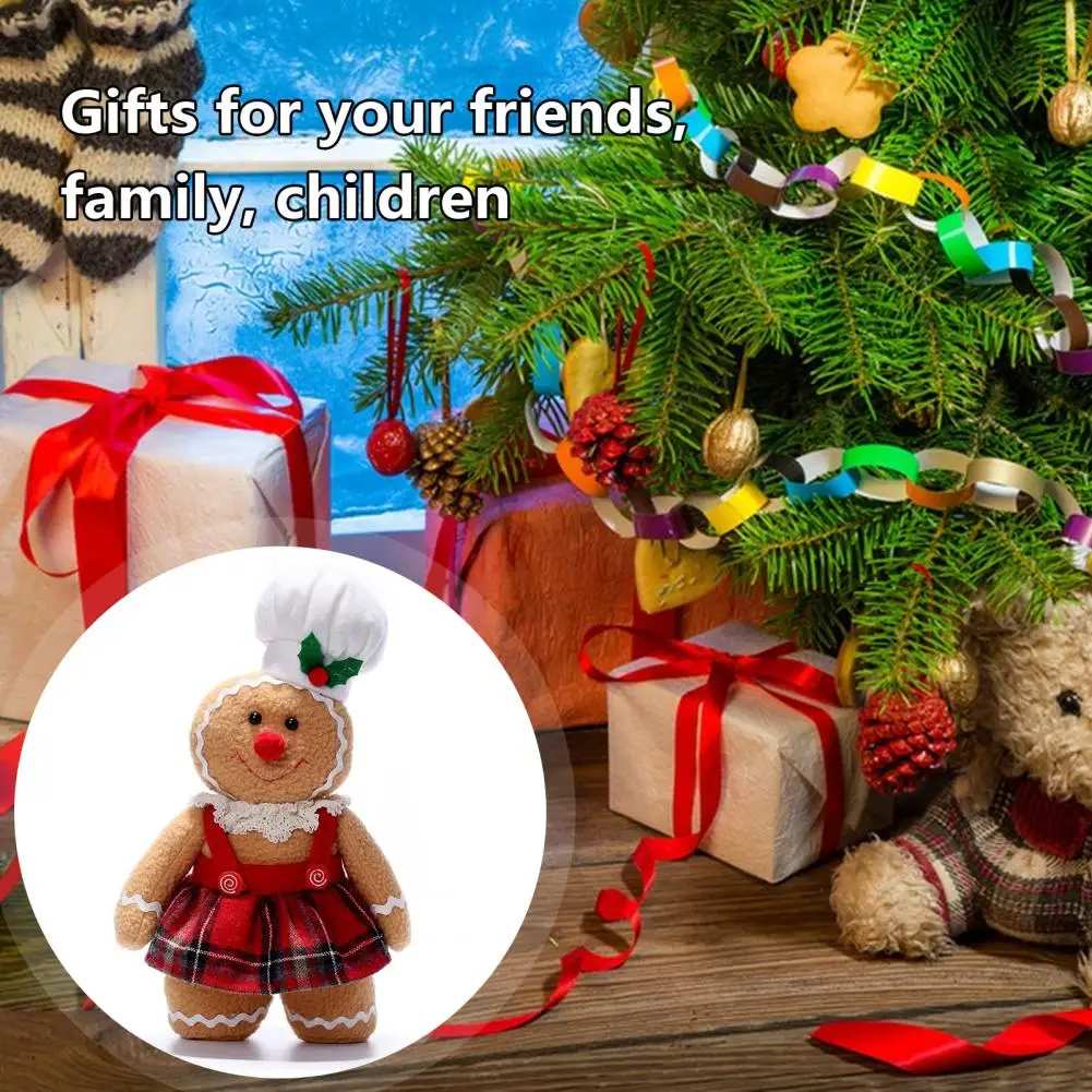 Adorable Christmas Dolls Festive Gingerbread Man Plush Doll Adorable Christmas Decoration for Men Women Create with for Friends
Adorable Christmas Dolls Festive Gingerbread Man Plush Doll Adorable Christmas Decoration for Men Women Create with for Friends
