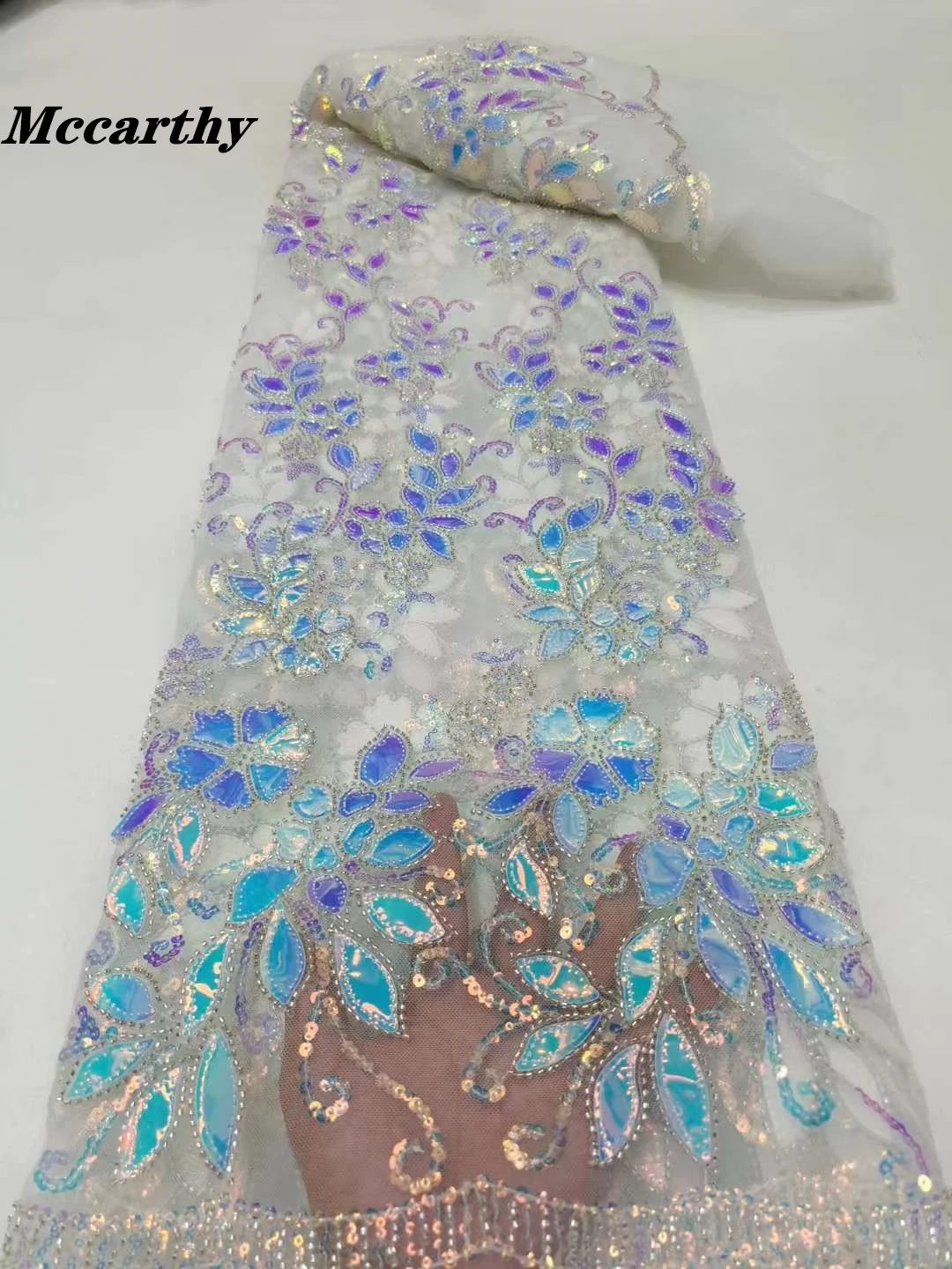 African Lace Fabric White 2022 With Beads Embroidery Sequins French Net Lace Tulle Mesh Fabrics Blue Lace For Wedding Dress
African Lace Fabric White 2022 With Beads Embroidery Sequins French Net Lace Tulle Mesh Fabrics Blue Lace For Wedding Dress
