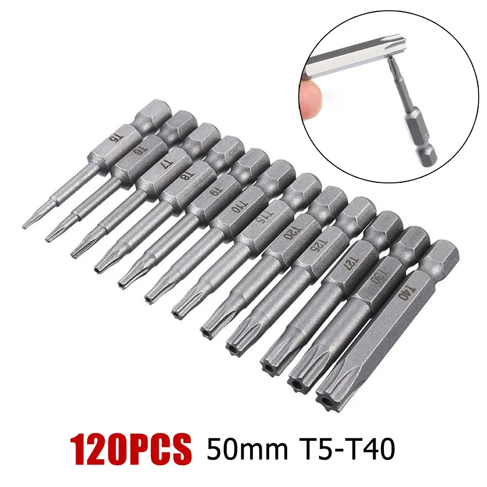 Repair Tools Nutdrivers Screwdrivers T5-T40 Torx Screwdriver Bits Set 1/4\\\" 12pcs 50mm Garden Tools Hand Tools
Repair Tools Nutdrivers Screwdrivers T5-T40 Torx Screwdriver Bits Set 1/4\\\" 12pcs 50mm Garden Tools Hand Tools