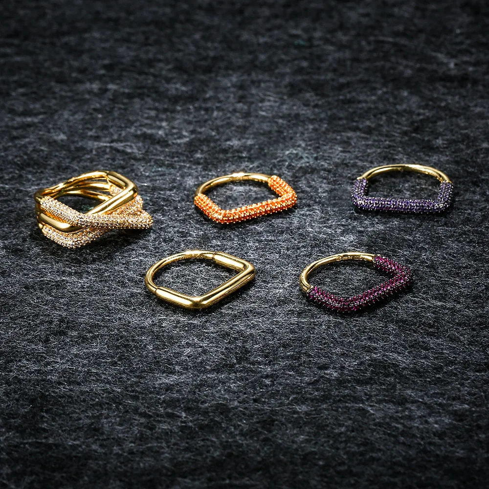 

LIDU высококачественное кольцо из серебра 925 пробы с бриллиантами персонализированное универсальное элегантное бриллиантовое кольцо как подарок для девушки