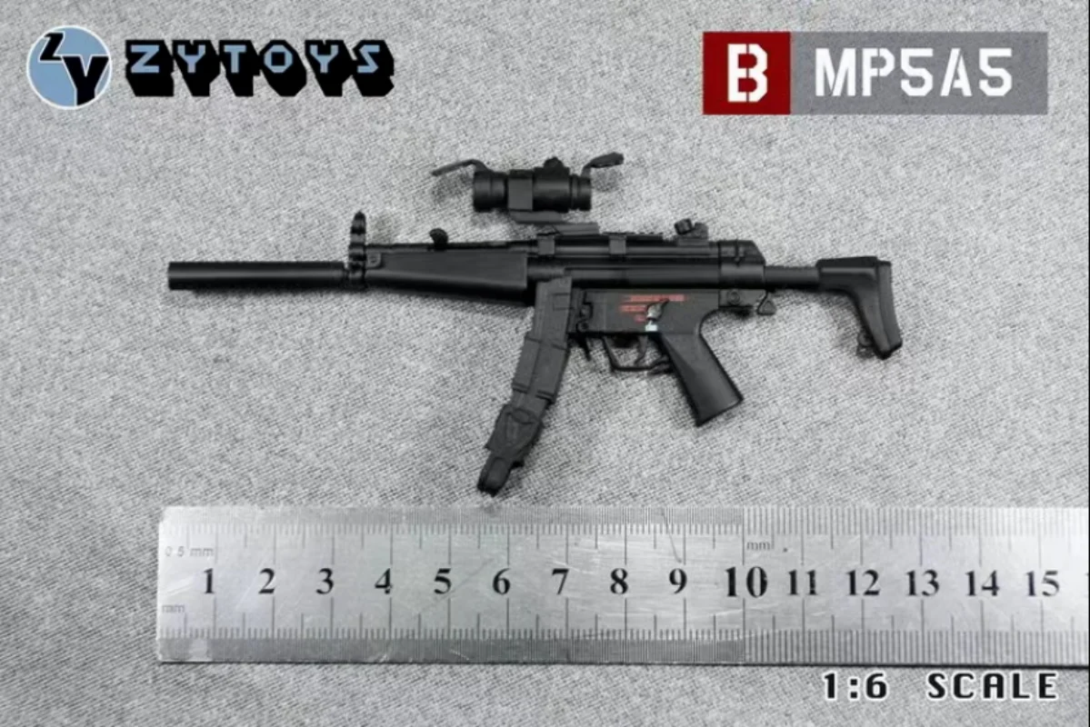 ZYTOYS 1/6 Sodier MP5 Submachine Gun for 12'' Figure
ZYTOYS 1/6 Sodier MP5 Submachine Gun for 12'' Figure