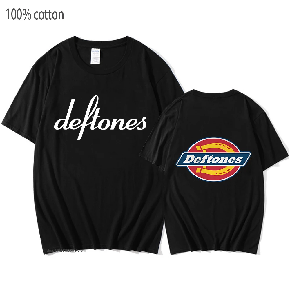 Deftones T-Shirts Metal Rock Band Tshirts Men Vintage Casual Short Sleeve Gothic Streetwear Male Summer Clothes 100% Cotton Tees
Deftones T-Shirts Metal Rock Band Tshirts Men Vintage Casual Short Sleeve Gothic Streetwear Male Summer Clothes 100% Cotton Tees