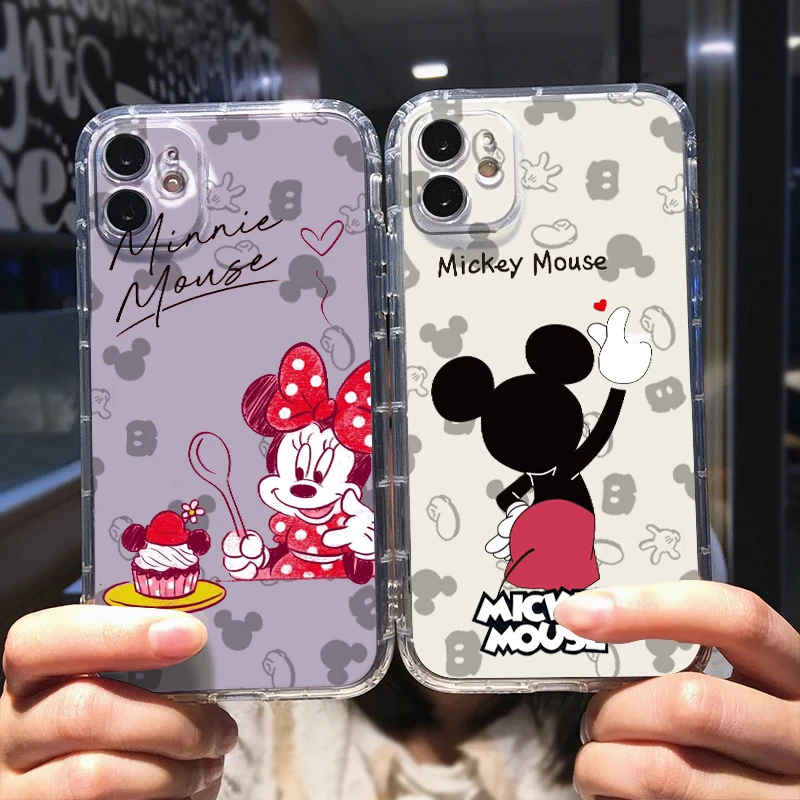 Love Mickey Minnie Couple Phone Case For Apple iPhone 14 13 12 Mini 11 XS Pro Max X XR 8 7 6 Plus 5 SE Transparent Cover
Love Mickey Minnie Couple Phone Case For Apple iPhone 14 13 12 Mini 11 XS Pro Max X XR 8 7 6 Plus 5 SE Transparent Cover