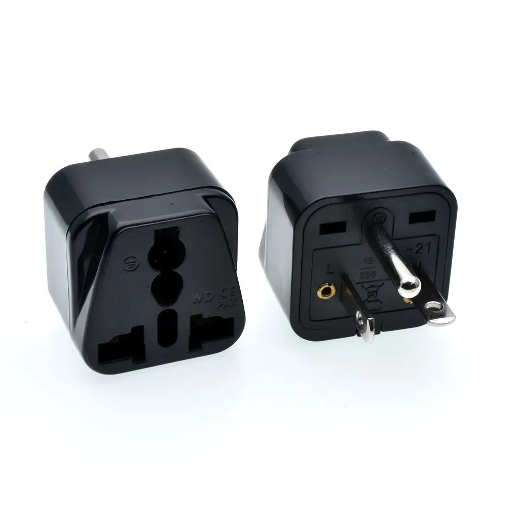 New Universal Copper CE Kr AU UK EU to US Plug Adapter PDU UPS Connector 15A Power Charger Convert Plug 250V Black
New Universal Copper CE Kr AU UK EU to US Plug Adapter PDU UPS Connector 15A Power Charger Convert Plug 250V Black