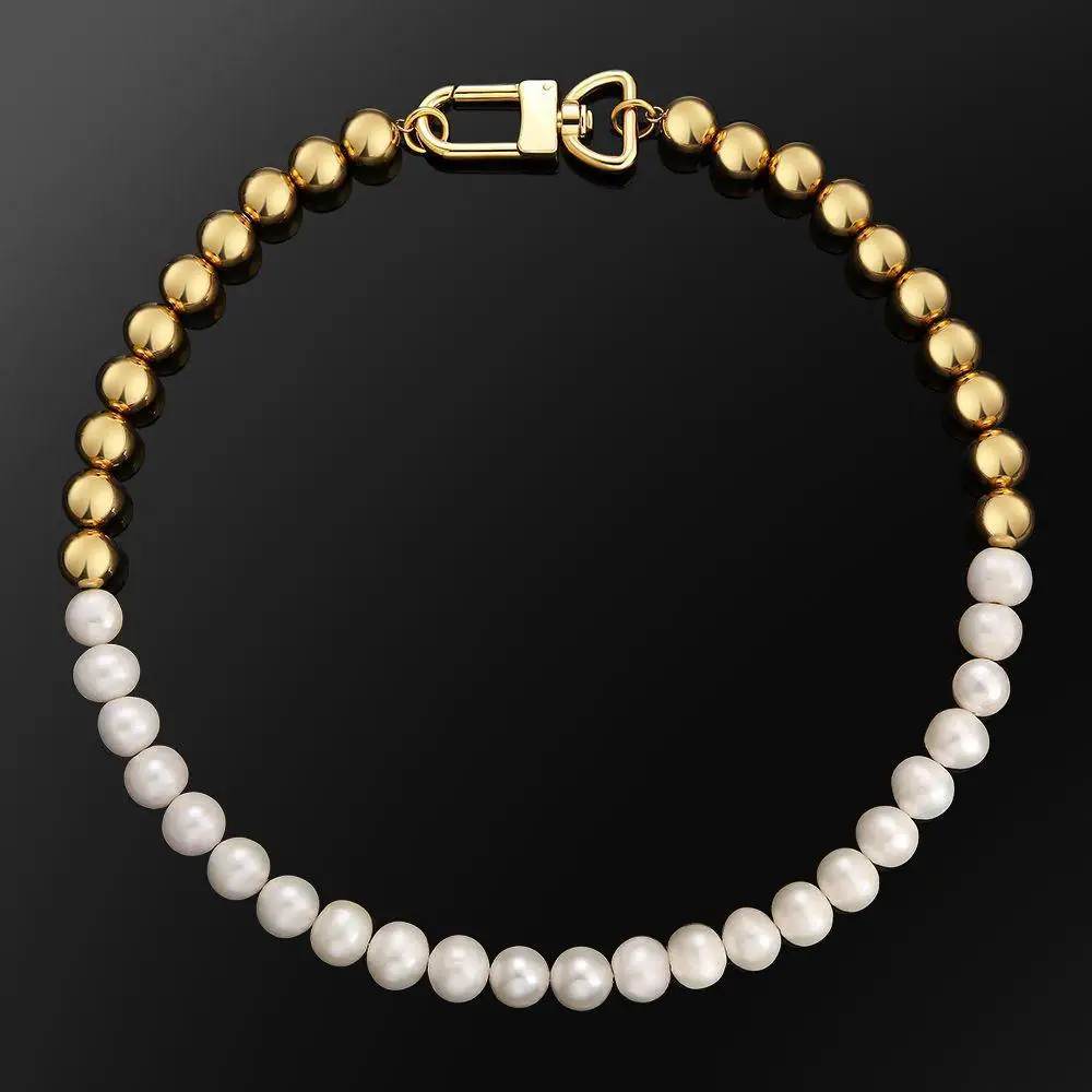 10mm Natural Freshwater Pearl Necklace Men's 18K Gold Ins Trendy Light Luxury Minority Design Jewelry Accessories
10mm Natural Freshwater Pearl Necklace Men's 18K Gold Ins Trendy Light Luxury Minority Design Jewelry Accessories