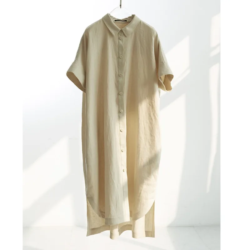 Casual Women Shirt Maxi Dress Short Sleeve Summer Beach Long Robe Elegant Dresses Outfit Loose Blouse Vestidos Ladies Chic Wear
Casual Women Shirt Maxi Dress Short Sleeve Summer Beach Long Robe Elegant Dresses Outfit Loose Blouse Vestidos Ladies Chic Wear