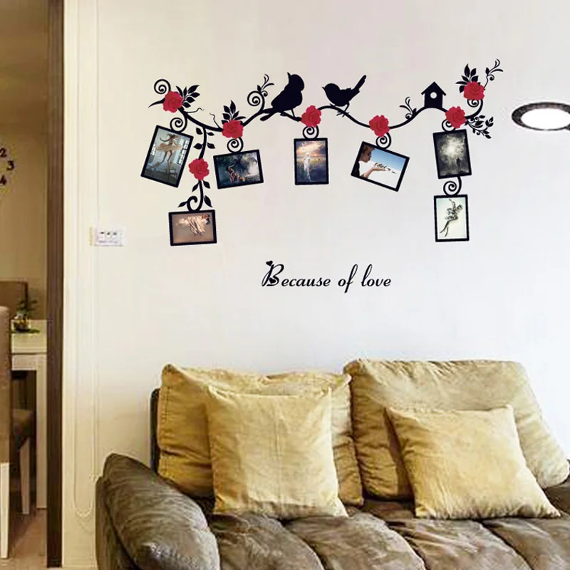 Bird Photo Frame Wall Stickers for Living Room Bedroom Glass Doors Windows TV Background Home Wall Decoration Decals
Bird Photo Frame Wall Stickers for Living Room Bedroom Glass Doors Windows TV Background Home Wall Decoration Decals