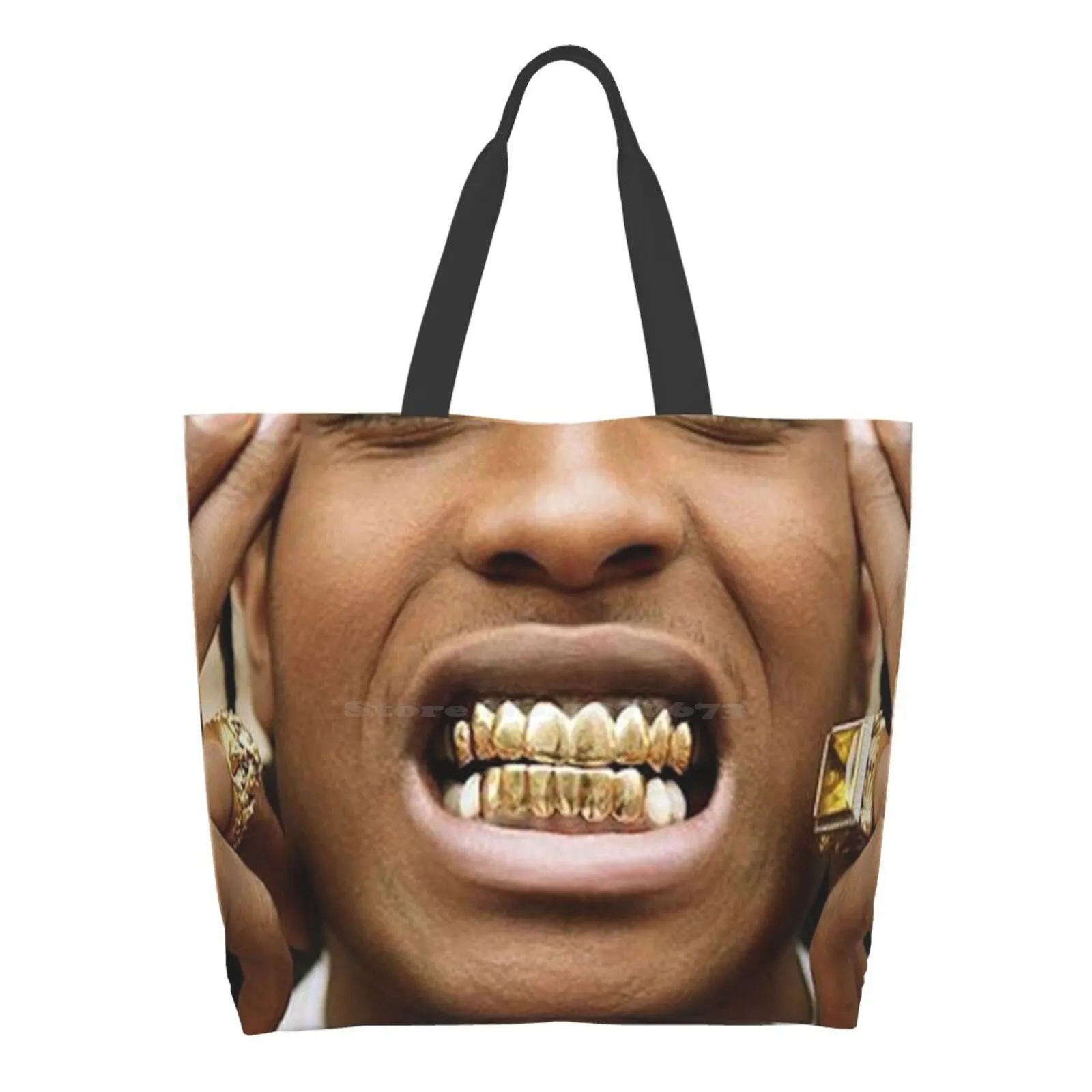 A $ Ap Women Totes Shoulder Bags For Travel Girls Handbag Shopper Bag At Ap Rapus Rap Hiphop Grillz Mouth Teeths Teeth At Gold
A $ Ap Women Totes Shoulder Bags For Travel Girls Handbag Shopper Bag At Ap Rapus Rap Hiphop Grillz Mouth Teeths Teeth At Gold