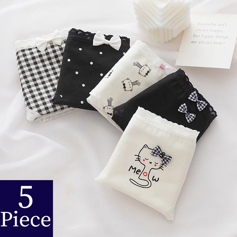 5PCS/Set Women's Panties Cartoon Cotton Underwear Lovely Girls Briefs Breathable Comfort Lingerie Cute Underpants Best Sale
5PCS/Set Women's Panties Cartoon Cotton Underwear Lovely Girls Briefs Breathable Comfort Lingerie Cute Underpants Best Sale