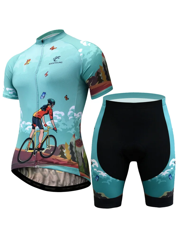 New Cycling Jersey Sets Women Summer Short Sleeve Bike Shirt Maillot Clothing Full Zipper Pro Team Quick-Dry Bicycle Wear Suits
New Cycling Jersey Sets Women Summer Short Sleeve Bike Shirt Maillot Clothing Full Zipper Pro Team Quick-Dry Bicycle Wear Suits