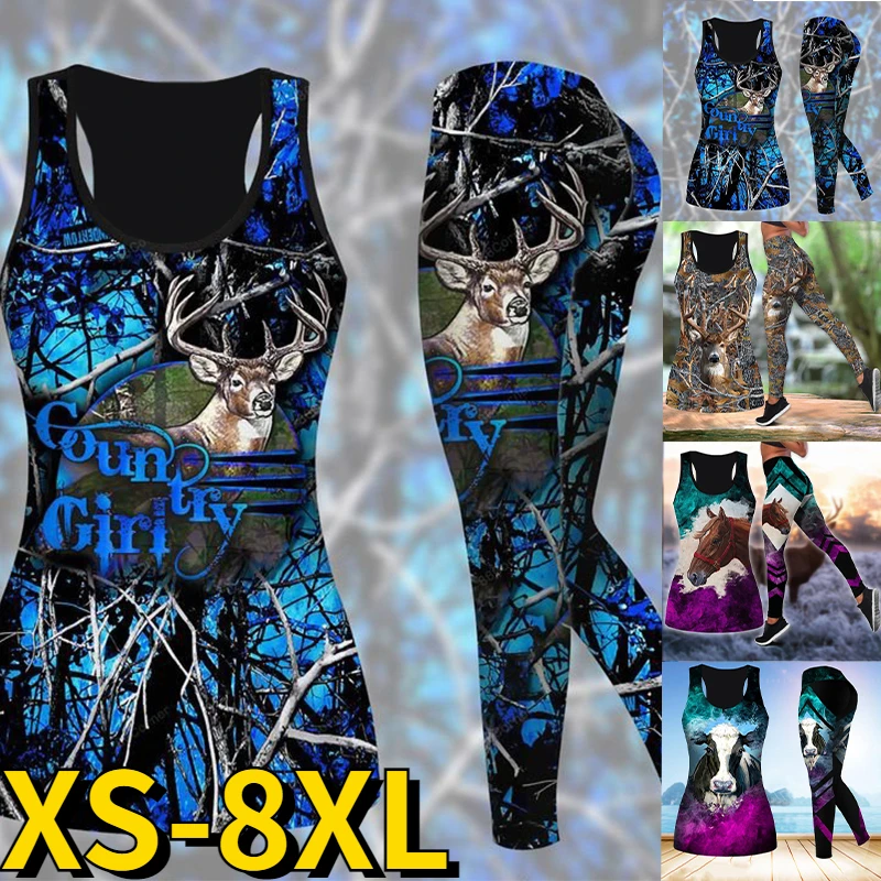 2023 New Spring Summer WomenTight 2 Piece 3D Printing Yoga Suit Activewear Set Fashion Yoga Pants Casual Breathable Yoga Set
2023 New Spring Summer WomenTight 2 Piece 3D Printing Yoga Suit Activewear Set Fashion Yoga Pants Casual Breathable Yoga Set