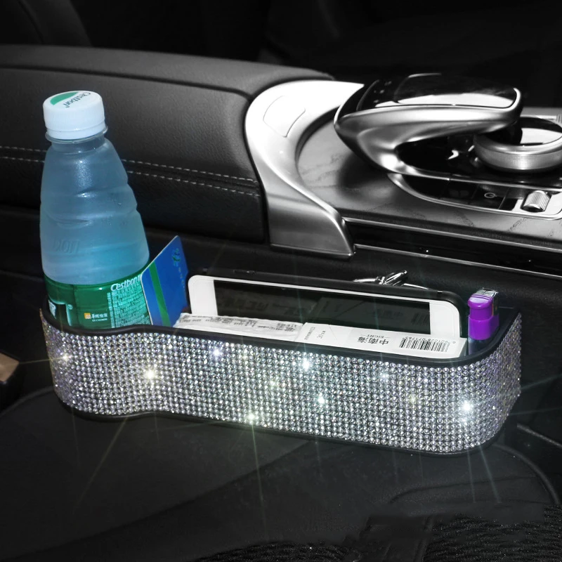 Crystal Car Seat Gap Crevice Storage Box Cup Gap Holder Organizer Auto Phone Crystal Diamond Phone Holder Interior Accessories
Crystal Car Seat Gap Crevice Storage Box Cup Gap Holder Organizer Auto Phone Crystal Diamond Phone Holder Interior Accessories