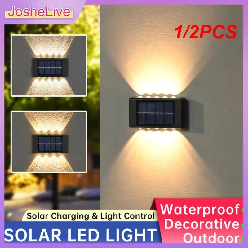 Уличная настенная лампа на солнечной батарее, водонепроницаемый Светильник направленного света для сада, улицы, ландшафта, балкона, уличное освещение, 1/2 шт.
Уличная настенная лампа на солнечной батарее, водонепроницаемый Светильник направленного света для сада, улицы, ландшафта, балкона, уличное освещение, 1/2 шт.