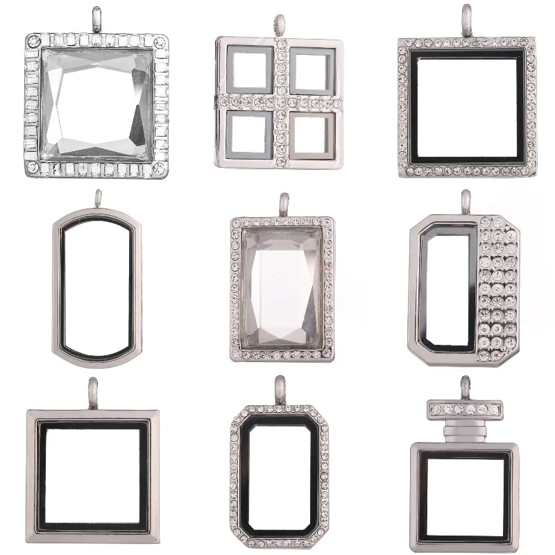 10Pcs Trendy Geometric Square Glass Memory Relicario Locket Pendant Rectangle Floating Medaillon подвески Jewelry Bulk Supplies
10Pcs Trendy Geometric Square Glass Memory Relicario Locket Pendant Rectangle Floating Medaillon подвески Jewelry Bulk Supplies