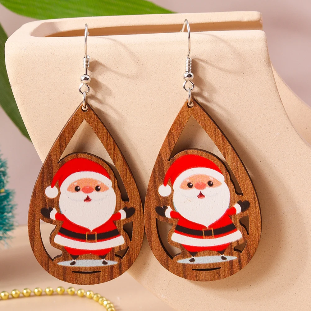 Christmas Cute Cartoon Drop-Shaped Earring Temperament Versatile Ear Dangler For Holiday Party Christmas Gift Women's Earrings
Christmas Cute Cartoon Drop-Shaped Earring Temperament Versatile Ear Dangler For Holiday Party Christmas Gift Women's Earrings
