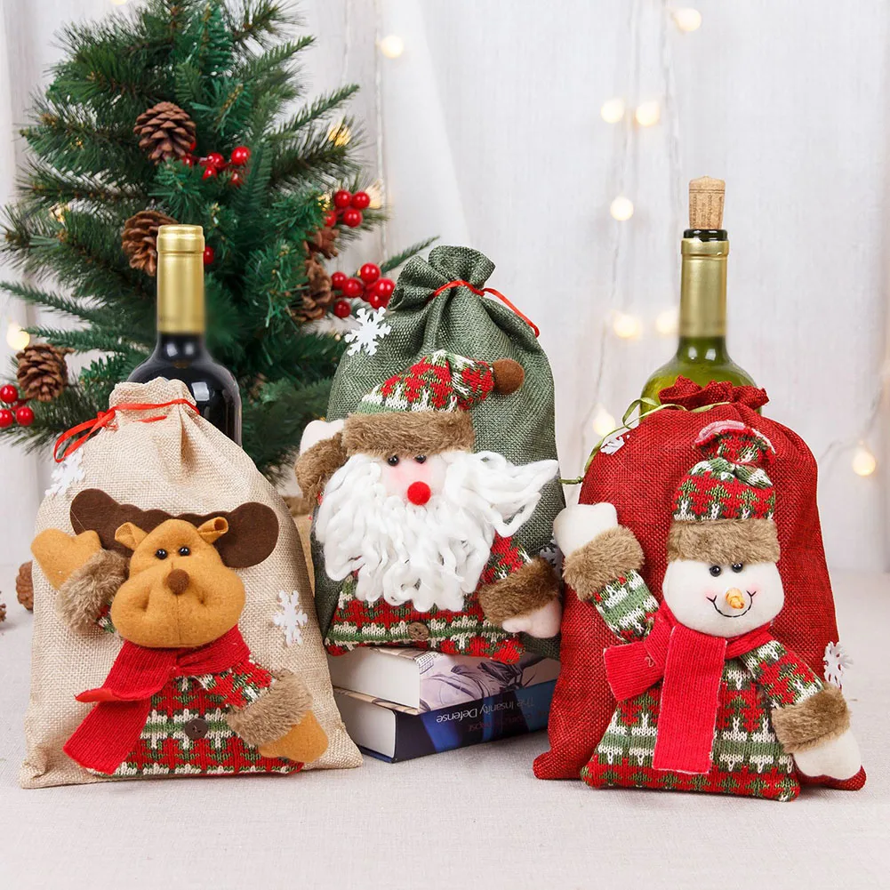3pcs Christmas Party Gift Package Bag Xmas Party Cookie Candy Drawstring Packaging Bags Christmas Wrap Holders New Year
3pcs Christmas Party Gift Package Bag Xmas Party Cookie Candy Drawstring Packaging Bags Christmas Wrap Holders New Year