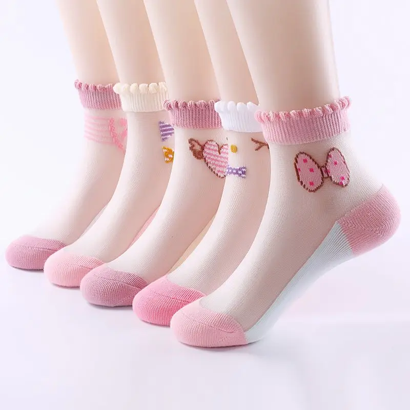 Kawaii 10Pcs Sanrio Socks Anime Summer Girl Lace Breathable Short Thin Sweat-Proof Cotton Soft Maiden Children Dress Up Gift
Kawaii 10Pcs Sanrio Socks Anime Summer Girl Lace Breathable Short Thin Sweat-Proof Cotton Soft Maiden Children Dress Up Gift