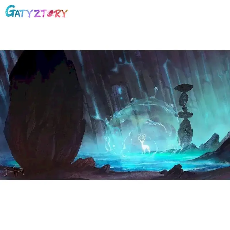 GATYZTORY Oil Painting By Number Landscape Hand Painted Paintings Drawing On Canvas DIY Pictures By Numbers Kits Home Decor 
GATYZTORY Oil Painting By Number Landscape Hand Painted Paintings Drawing On Canvas DIY Pictures By Numbers Kits Home Decor