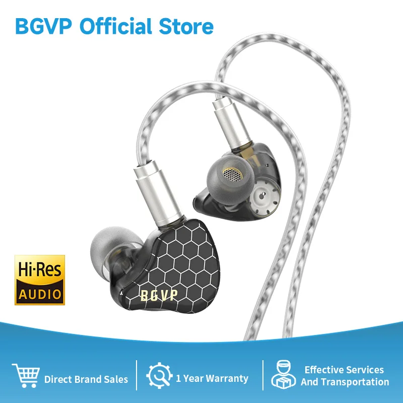 Наушники-вкладыши BGVP Scale 2DD игровая гарнитура с 6D звуковыми эффектами проводные