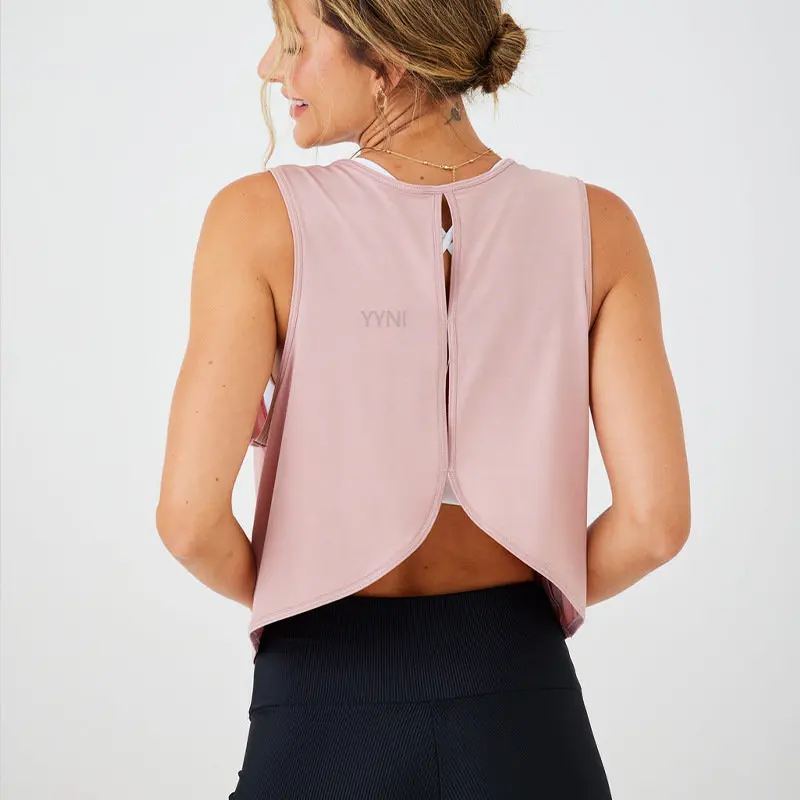 Summer New Yoga Tank Top Women's Comfortable and Breathable Hollow Back Sports Cover Up Running Fitness Leisure Versatile Top
Summer New Yoga Tank Top Women's Comfortable and Breathable Hollow Back Sports Cover Up Running Fitness Leisure Versatile Top