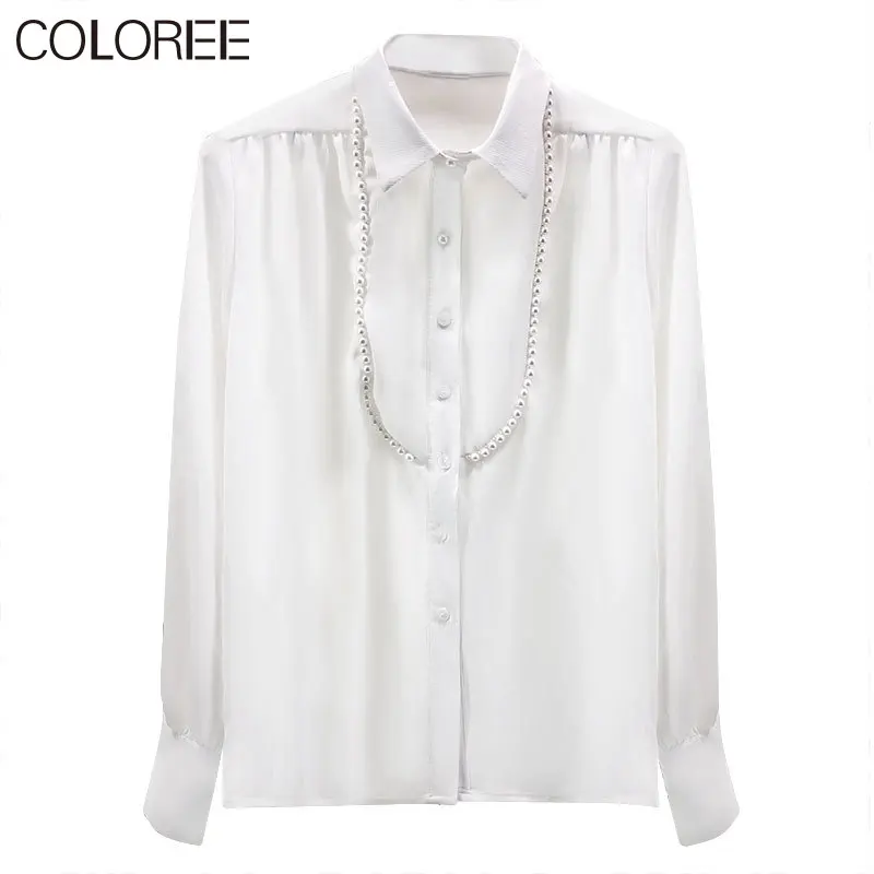 Korean Fashion Streetwear 2022 Spring Ladies Elegant White Shirts Turn-down Collar Long Sleeve Chiffon Blouses Womens
Korean Fashion Streetwear 2022 Spring Ladies Elegant White Shirts Turn-down Collar Long Sleeve Chiffon Blouses Womens