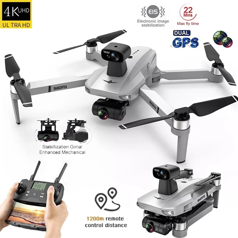 

2022 New KF102 Drone 4k Brushless With 4K Professional HD Camera 2-Axis GPS Fpv RC Quadcopter Helicopters Drones Toys For Boys