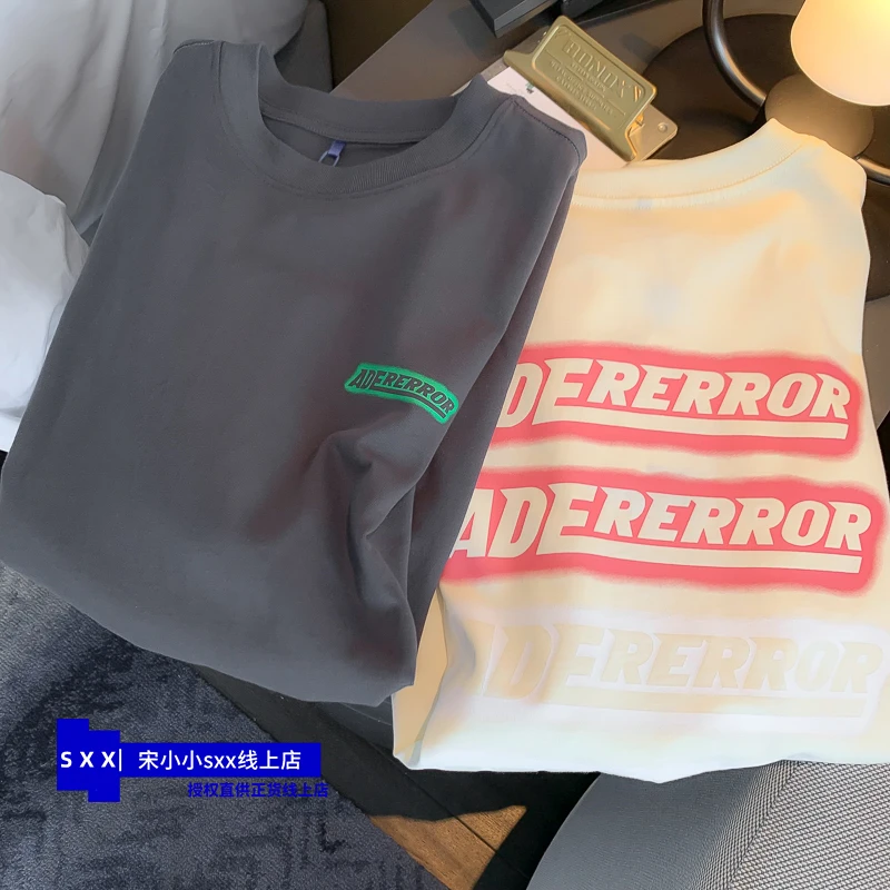 ADER ERROR short-sleeved men and women new tide loose hundred design sense niche letters spring and summer couples t-shirt 
ADER ERROR short-sleeved men and women new tide loose hundred design sense niche letters spring and summer couples t-shirt