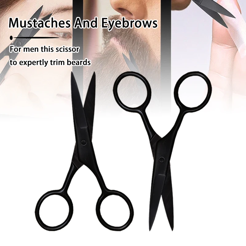 1Pcs Stainless Steel Mini Small Beard Scissors Black Paint Handle Nose Beard Removal Trimmer Scissors Men's Personal Care Tool
1Pcs Stainless Steel Mini Small Beard Scissors Black Paint Handle Nose Beard Removal Trimmer Scissors Men's Personal Care Tool