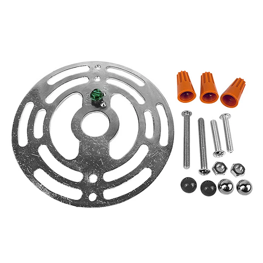 Universal Light Crossbar Light Fixture Mounting Bracket Ground Screw Acorn for Mount Wall Light Ceiling Light Chandelier
Universal Light Crossbar Light Fixture Mounting Bracket Ground Screw Acorn for Mount Wall Light Ceiling Light Chandelier