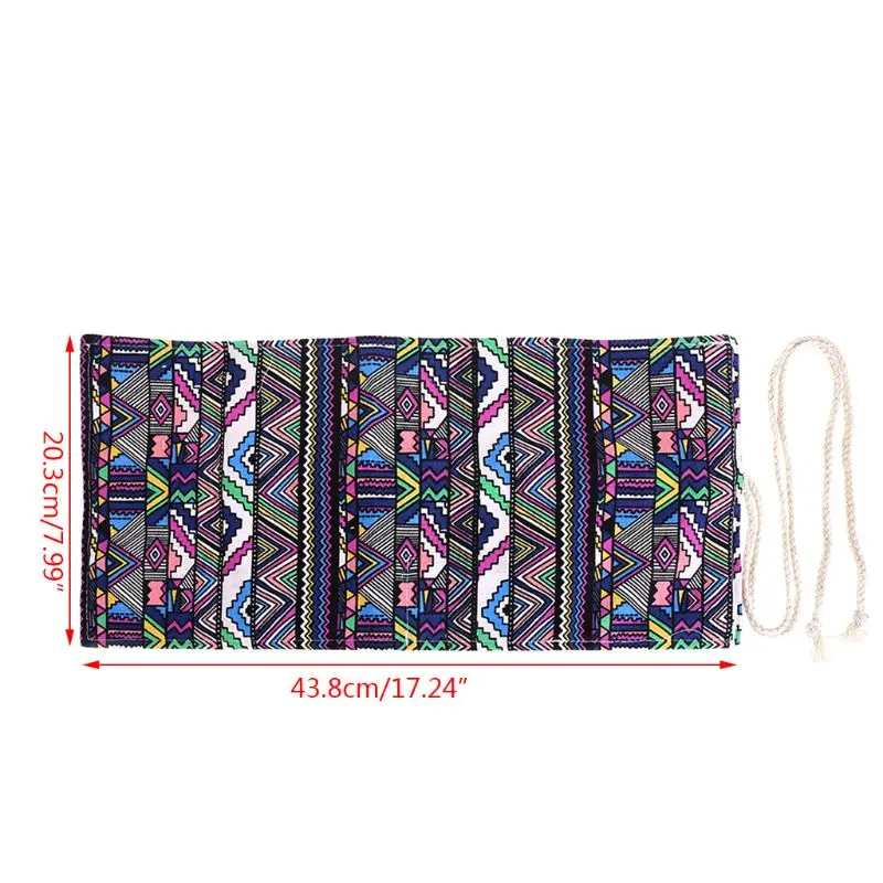M6CC 36/48/72 Holes Canvas Wrap Roll Up Pencil Case Pen Bag Holder Storage Pouch New
M6CC 36/48/72 Holes Canvas Wrap Roll Up Pencil Case Pen Bag Holder Storage Pouch New