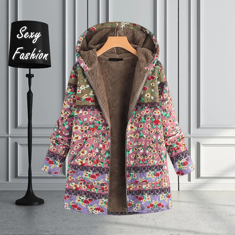 Женская осенне-зимняя одежда L-5XL, женская одежда 2022, пальто большого размера, Повседневная модная женская теплая куртка с принтом и бархатной подкладкой, Прямая поставка
Женская осенне-зимняя одежда L-5XL, женская одежда 2022, пальто большого размера, Повседневная модная женская теплая куртка с принтом и бархатной подкладкой, Прямая поставка
