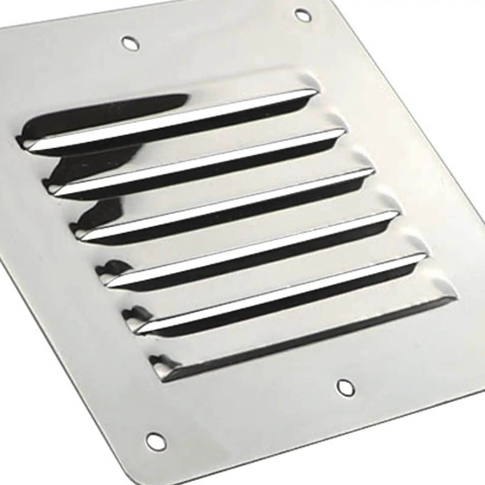 Louvered Vent 316 Stainless Steel 5x4.5 inch Rectangle Stamped Air Grill Cover Fit for Yacht Boat Marine Caravan RV 
Louvered Vent 316 Stainless Steel 5x4.5 inch Rectangle Stamped Air Grill Cover Fit for Yacht Boat Marine Caravan RV