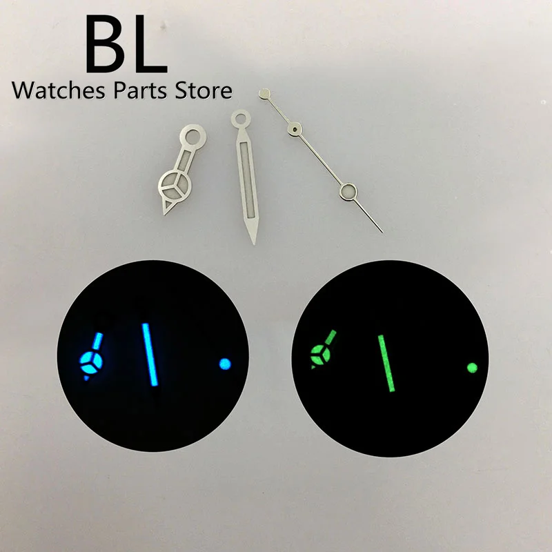 BL Green Blue Luminous Silver Watch Hands Fit NH35 NH36 ETA2824 2836 Miyota8205 8215 821A Mingzhu DG2813 3804 Movement
BL Green Blue Luminous Silver Watch Hands Fit NH35 NH36 ETA2824 2836 Miyota8205 8215 821A Mingzhu DG2813 3804 Movement