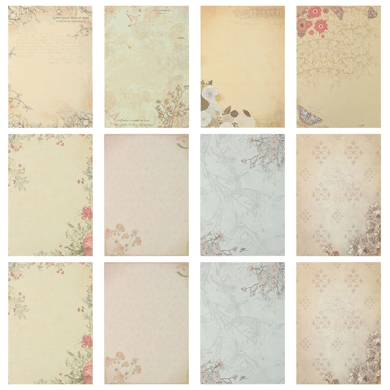 80pcs Vintage Writing Paper European style Looking Papers Classic Aged Letter Paper
80pcs Vintage Writing Paper European style Looking Papers Classic Aged Letter Paper