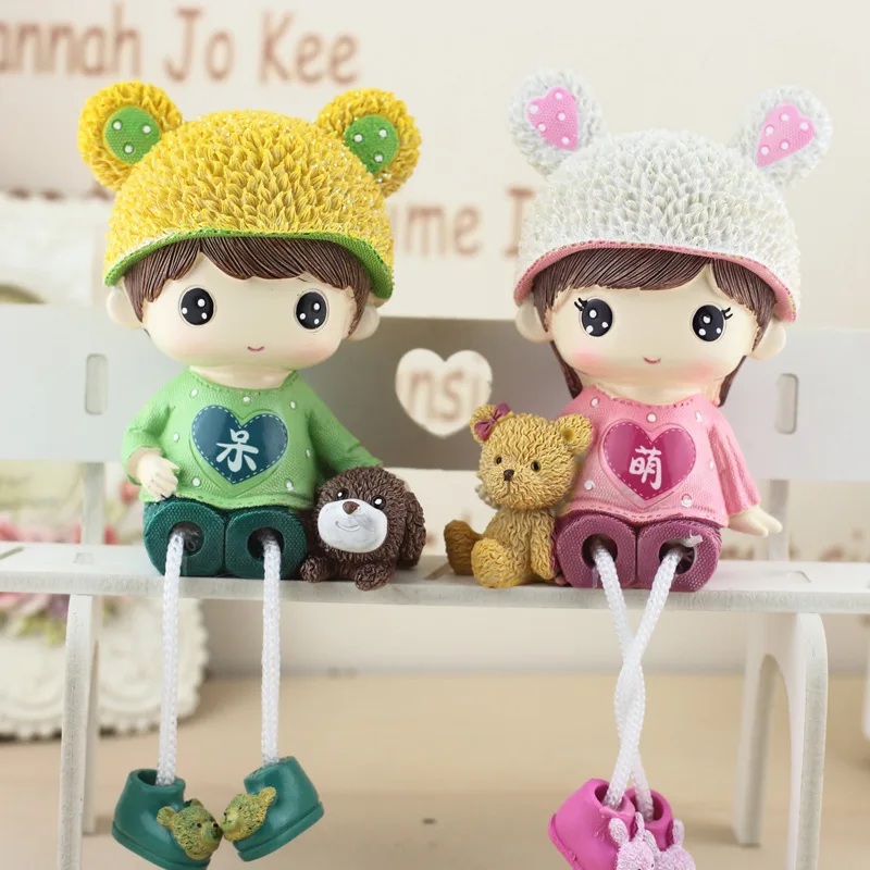 Decoration Decoration Cartoon Creative Cute Hanging Feet Couple Doll Home Decoration Wedding Gift Birthday Gift Resin Crafts
Decoration Decoration Cartoon Creative Cute Hanging Feet Couple Doll Home Decoration Wedding Gift Birthday Gift Resin Crafts