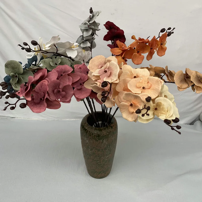 Artificial Phalaenopsis Flowers Branches Real Touch Matte Orchids Flowers Home Office Wedding Decoration Hotel Lobby Decoration
Artificial Phalaenopsis Flowers Branches Real Touch Matte Orchids Flowers Home Office Wedding Decoration Hotel Lobby Decoration