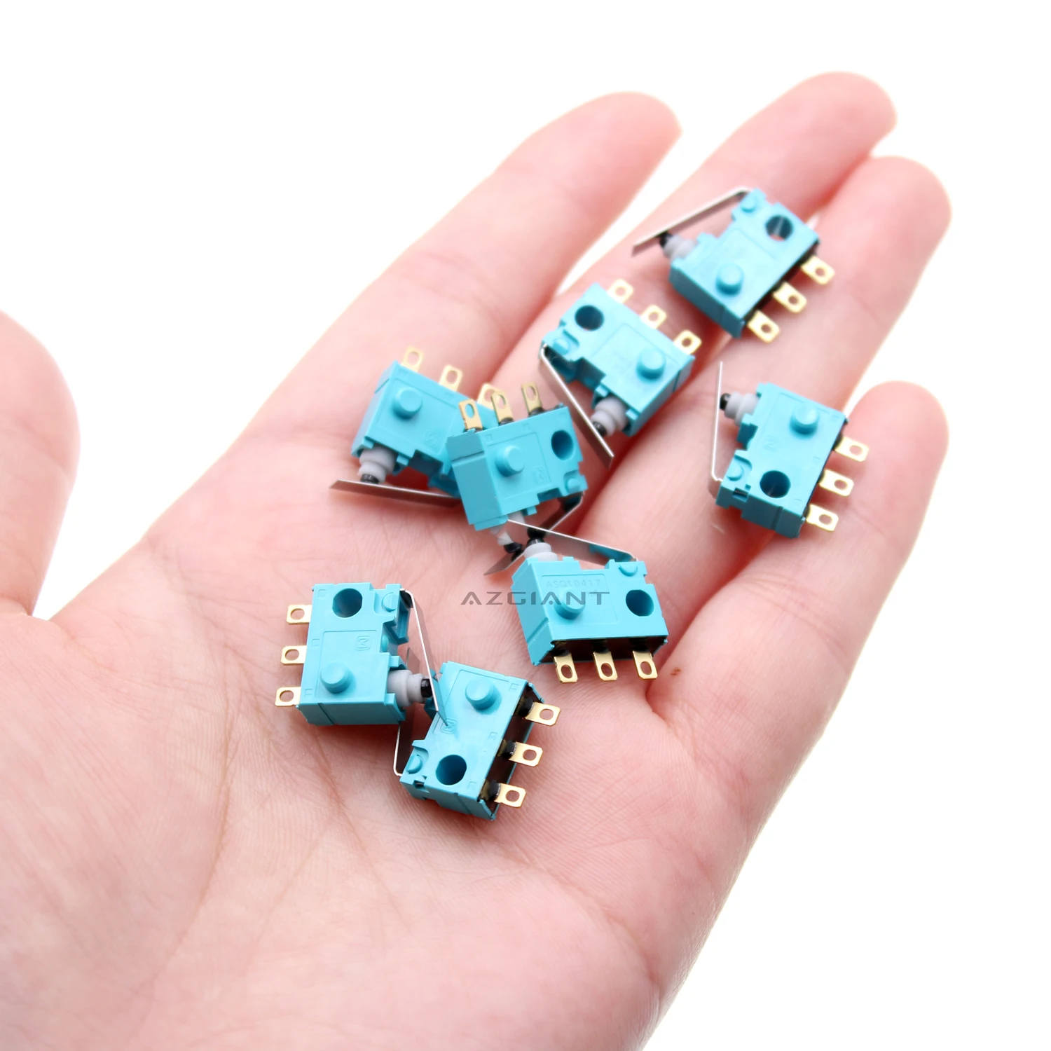 AZGIANT 10pcs/lot Original for Panasonic Turquoise Micro Switch ASQ10 Waterproof Belt Straight Rod
AZGIANT 10pcs/lot Original for Panasonic Turquoise Micro Switch ASQ10 Waterproof Belt Straight Rod
