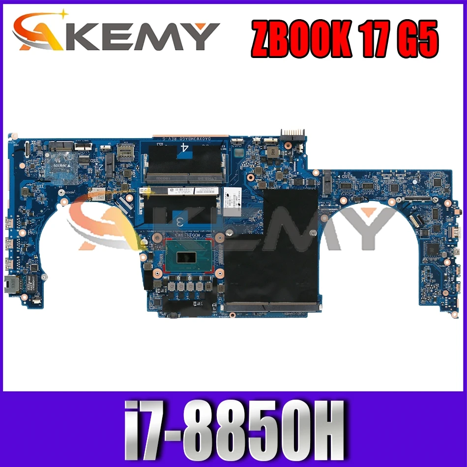 937236-850 For HP ZBOOK 17 G5 i7-8850H Laptop motherboard DA0XW3MBAG0 SR3YZ DDR4 Notebook Mainboard
937236-850 For HP ZBOOK 17 G5 i7-8850H Laptop motherboard DA0XW3MBAG0 SR3YZ DDR4 Notebook Mainboard