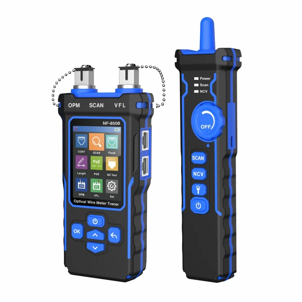 NOYAFA All in One Optical Power Meter Fiber Rj45 Network Cable Tester OPM VFL PoE Tester Cable Finder 
NOYAFA All in One Optical Power Meter Fiber Rj45 Network Cable Tester OPM VFL PoE Tester Cable Finder